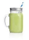 Healthy avocado green smoothie