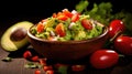 healthy avocado mexican food guacamole