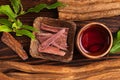 Healthy Ayahuasca brew. Royalty Free Stock Photo