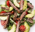 Healthy beef salad