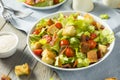 Healthy BLT Salad with Croutons Royalty Free Stock Photo