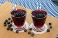 Healthy Blueberry Juice Royalty Free Stock Photo