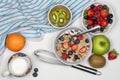 Healthy Breakfast - Fresh Fruit and Granola