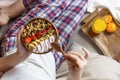 Healthy breakfast lifestyle Royalty Free Stock Photo