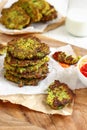 Healthy Broccoli and Carrot Fritters