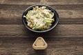 Healthy Chicken Caesar Salad Royalty Free Stock Photo