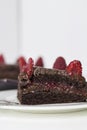 Healthy Chocolate and Rasberry Cake