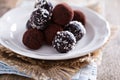 Healthy chocolate truffles