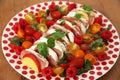 Healthy colorful summer dish