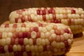 Healthy and colorful vegetable : waxy corns