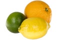 Healthy Colourful Citrus Fruits Orange Lime Lemon