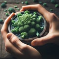 Healthy Compass: Romanesco Broccoli Royalty Free Stock Photo