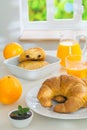Healthy continental breakfast Royalty Free Stock Photo