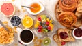Healthy continental breakfast Royalty Free Stock Photo
