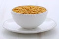 Healthy corn flakes breakfast Royalty Free Stock Photo