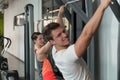 Healthy Couple Doing Exercise For Back Royalty Free Stock Photo