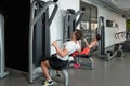 Healthy Couple Doing Exercise For Back Royalty Free Stock Photo