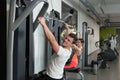 Healthy Couple Doing Exercise For Back Royalty Free Stock Photo