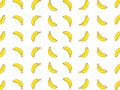 Healthy cute sweet banana fruit pattern wallpaper design