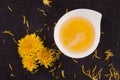 Healthy dandelion honey