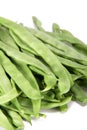 Healthy and delicious uncooked string green beans ingredients