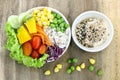 healthy and diet food , fresh vegetable salad Royalty Free Stock Photo