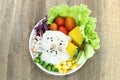 healthy and diet food , fresh vegetable salad Royalty Free Stock Photo