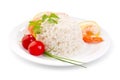 Healthy diet meal example Royalty Free Stock Photo
