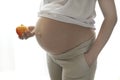 Healthy diet of a pregnant woman Royalty Free Stock Photo