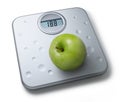 Healthy Diet Weight Scales Apple Royalty Free Stock Photo