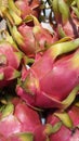 Healthy dragon fruit agriculture organic fresh Royalty Free Stock Photo