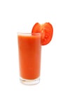 Healthy drinks - glass of tomato juice Royalty Free Stock Photo