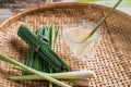 Healthy drinks, Lemon grass tea Royalty Free Stock Photo