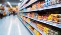 Healthy eating choices in a supermarket aisle generated by AI Royalty Free Stock Photo