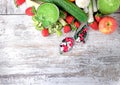 Healthy eating, eatin healthy food including supplements in diet, nutrition supplement in proper diet Royalty Free Stock Photo