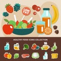 Healthy Eating Low Fat Composition Royalty Free Stock Photo