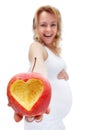 Healthy eating during pregnancy concept Royalty Free Stock Photo