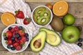 Selection of Fresh Fruit - Healthy Eating Royalty Free Stock Photo