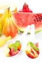 Healthy eating. Tropical fruits. Royalty Free Stock Photo