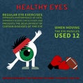 Healthy eye. Information about the benefits of gymnastics for the eyes