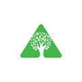 Healthy family tree logo vector design.