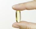 Healthy fish oil tablet