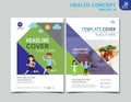 Health medical vector infographic element design illustration