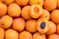 Healthy food, background. Apricot