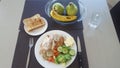Healthy Food Choices - Low carb and healthy dish served in one of the many cafes in Sydney NSW Australia