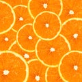 Healthy food concept. Background with citrus-fruit of orange slices. Collaged image.