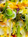 Healthy Food Fresh Green Salad Abstract Art Royalty Free Stock Photo