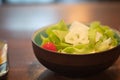 Healthy food fresh vegetable salad in mini bowl Royalty Free Stock Photo