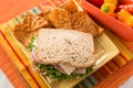 Healthy Food Ham Turkey Sandwich Lunch