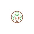 Healthy Food Logo design. Organic Food Logo .